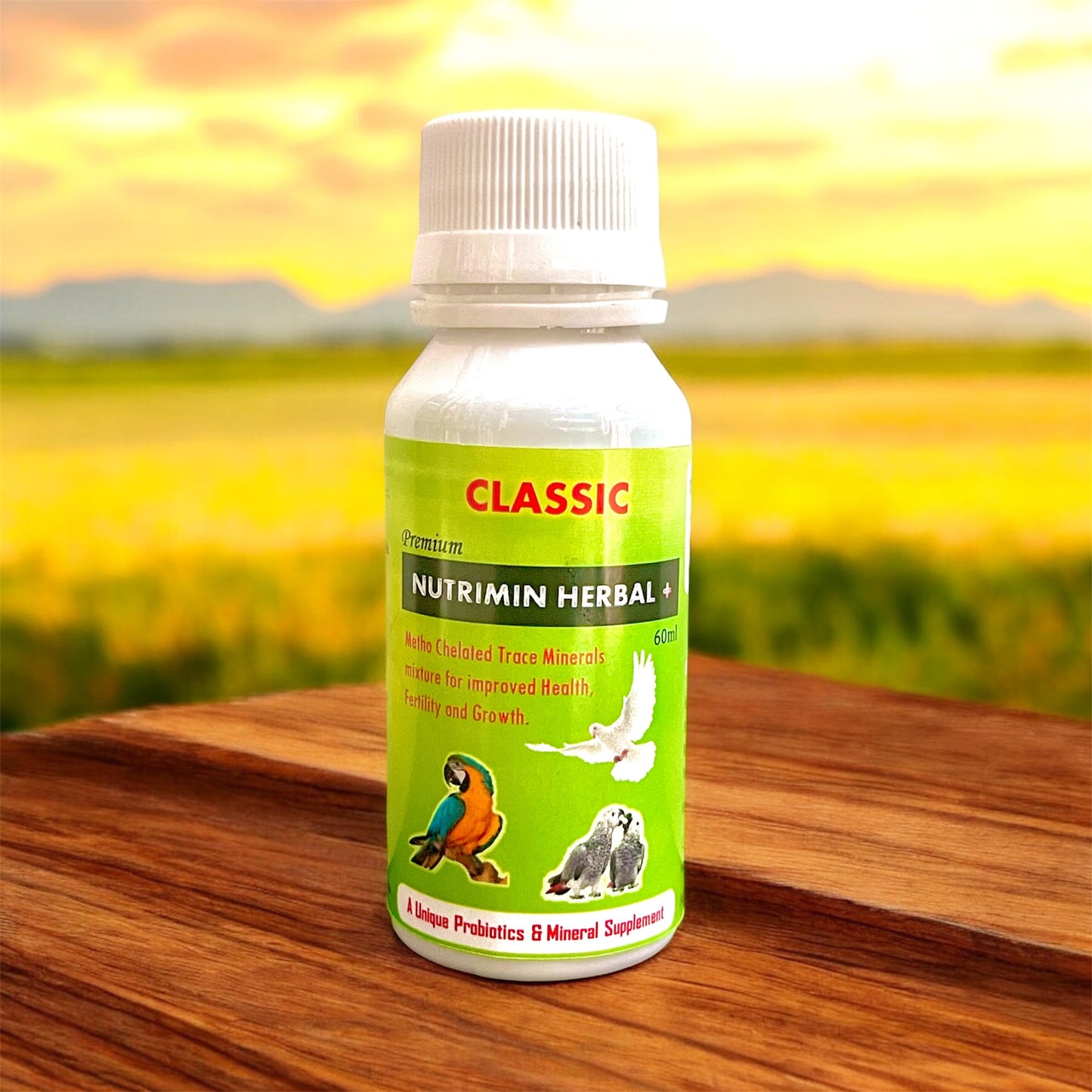 Classic Nutrimin Herbal + 60ml Birds Multi Mineral Supplement