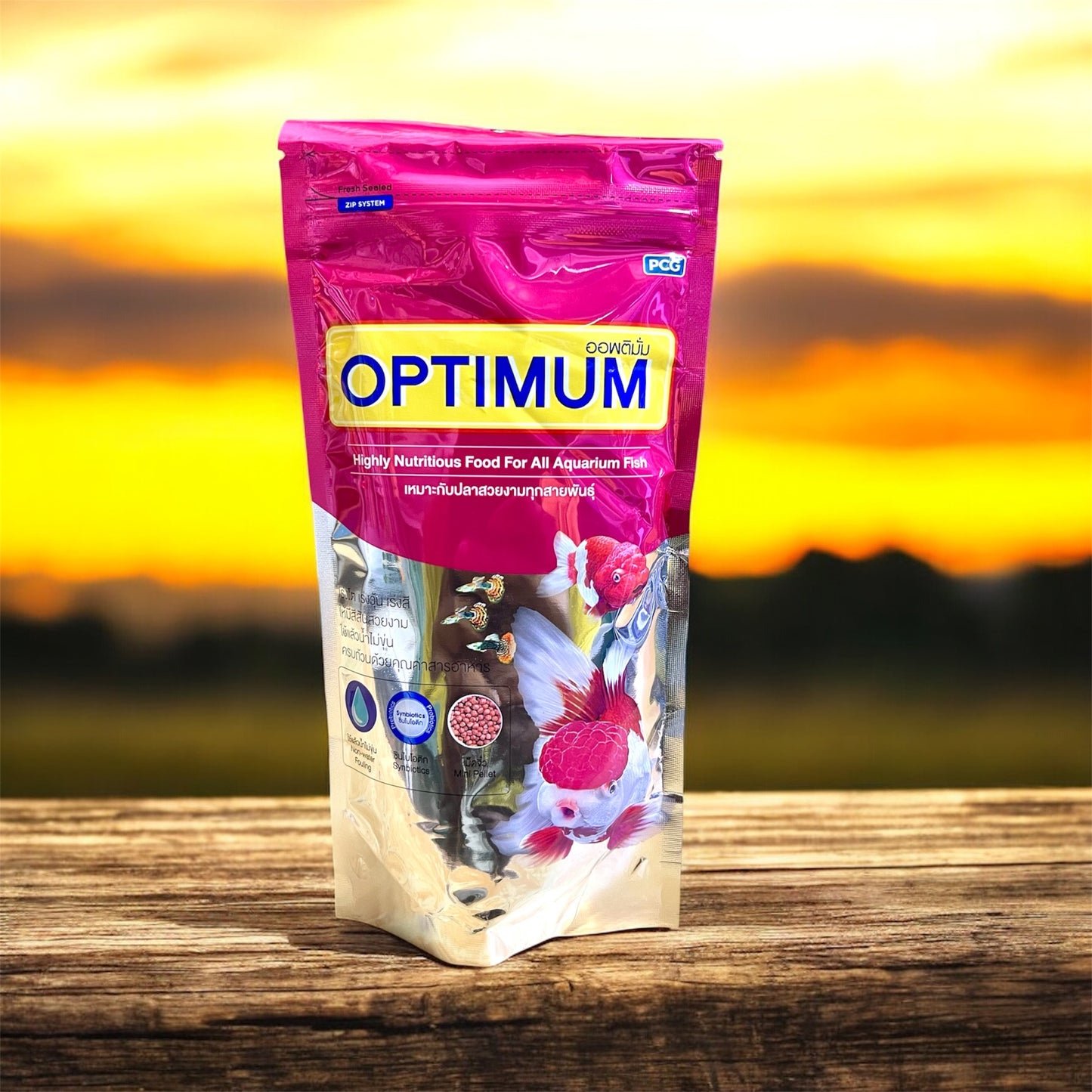 Optimum Mini Pellet Fish Food 100gm (1 mm) - PCG