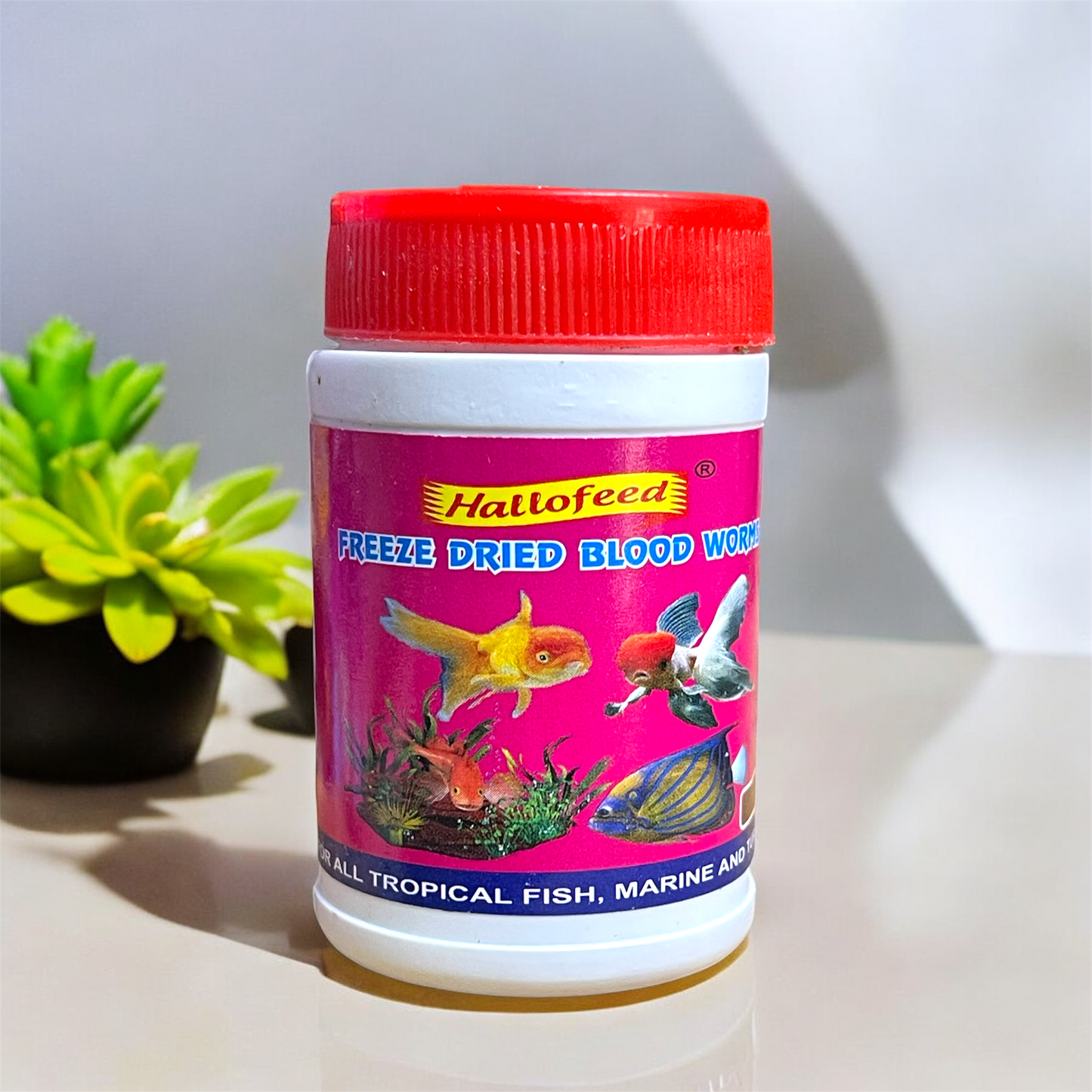 Hallofeed Freeze Dried Blood Worms 5g