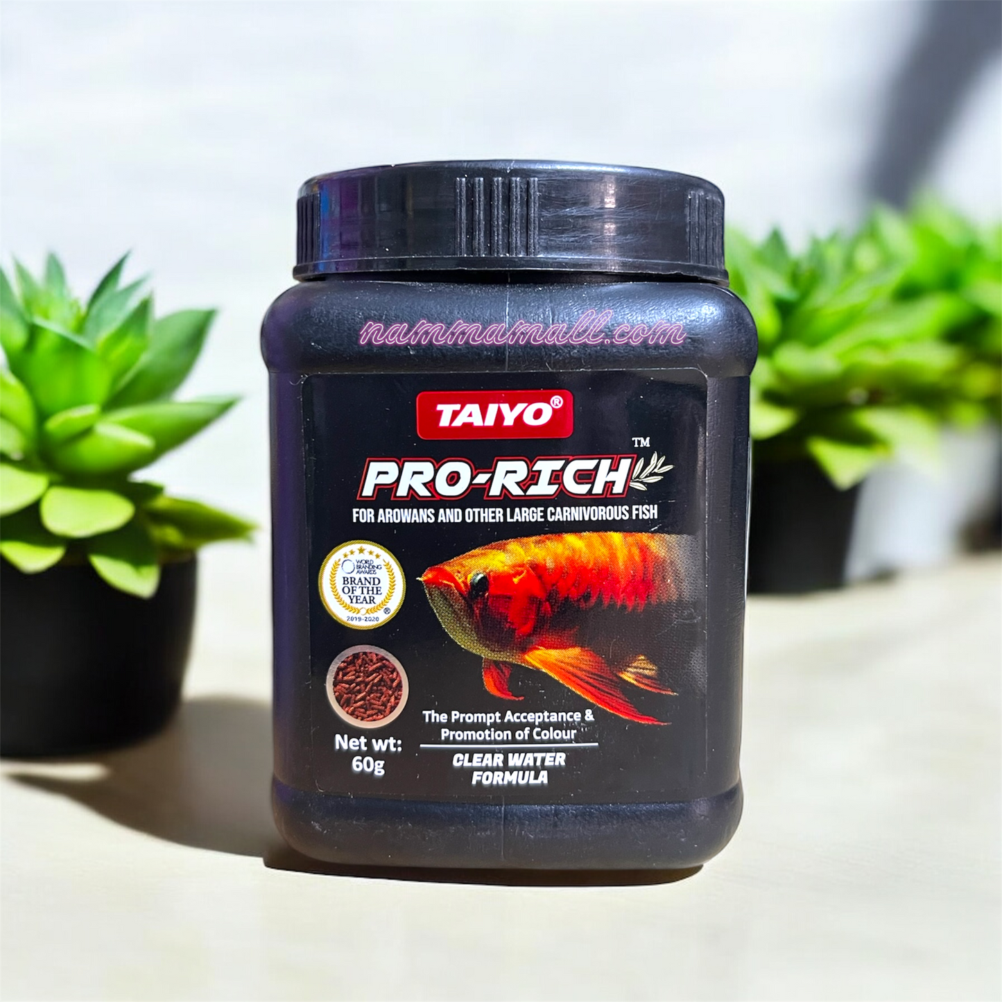 Taiyo Pro-Rich Arowana Food Sticks 60g - for Arowana & other large Carnivorous Fishes