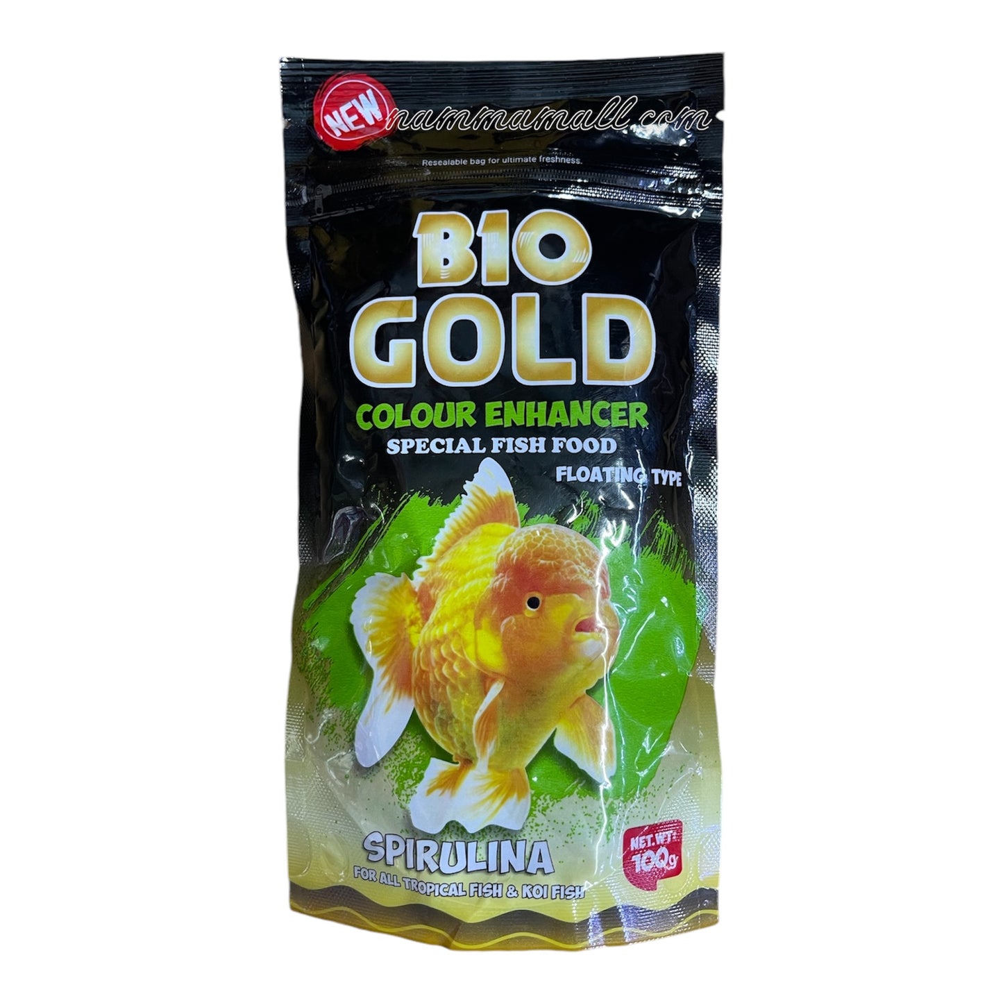 Taiyo Bio Gold Fish Food 100g - (Floating Type 1.2mm Pellet)