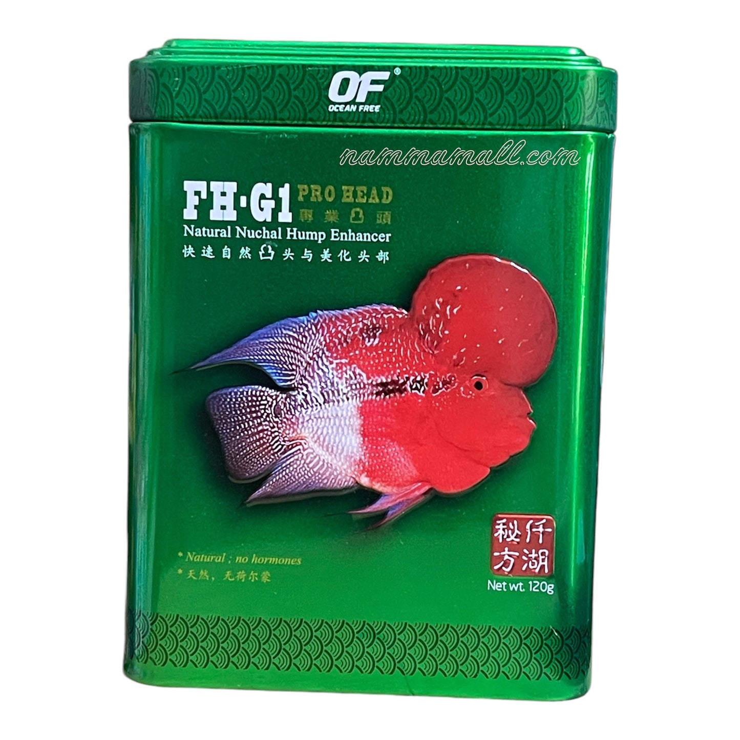 Ocean Free FH-G1 Pro Head - Natural Nuchal Hump Enhancer 120g (M Size Floating Pellet)