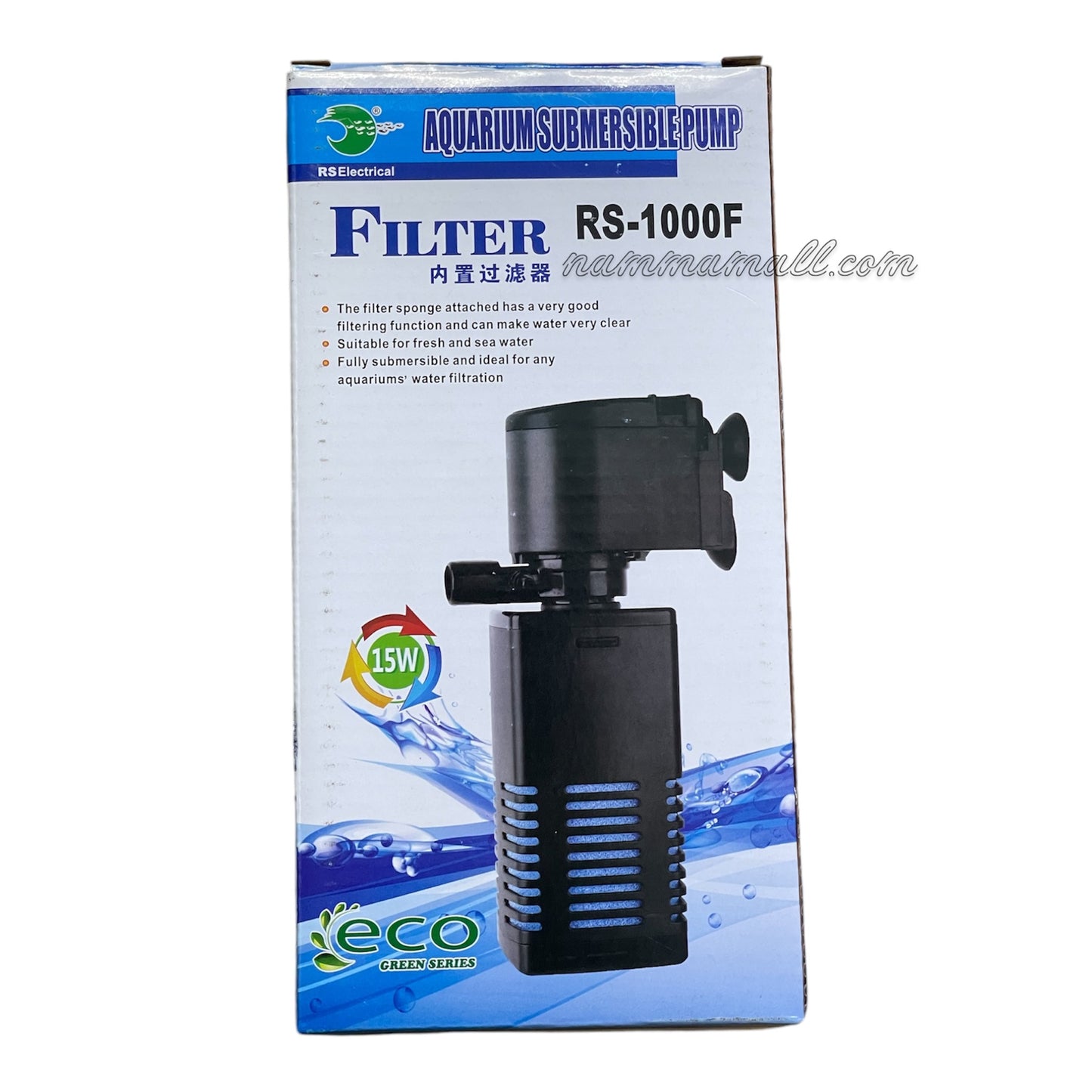 RS 1000F RS Electrical Aquarium Internal Filter - 15W