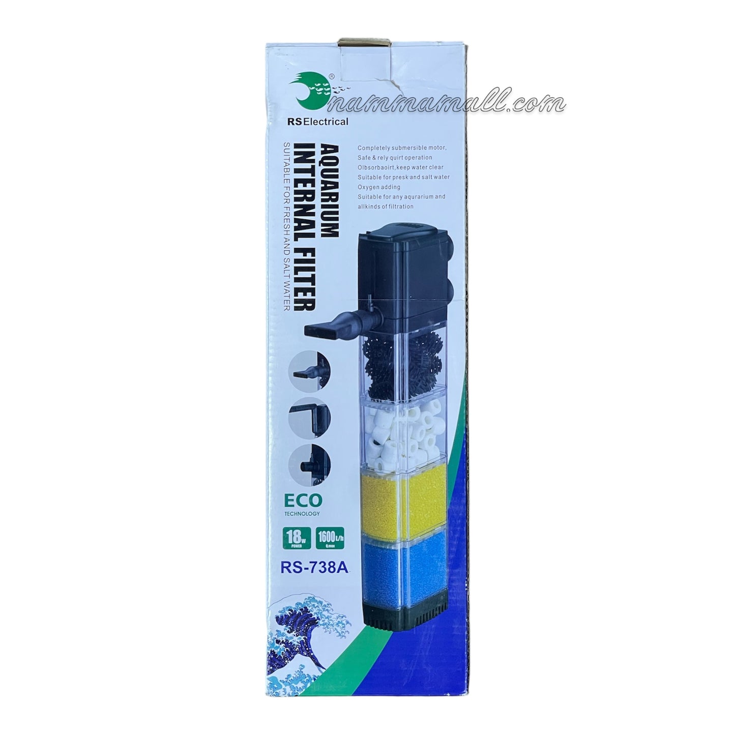RS 738A - RS Electrical Aquarium Internal Filter - 18W