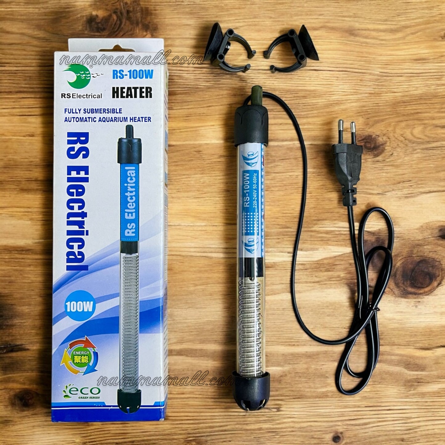 100W RS Electrical Aquarium Heater - Fully Submersible Automatic Aquarium Heater