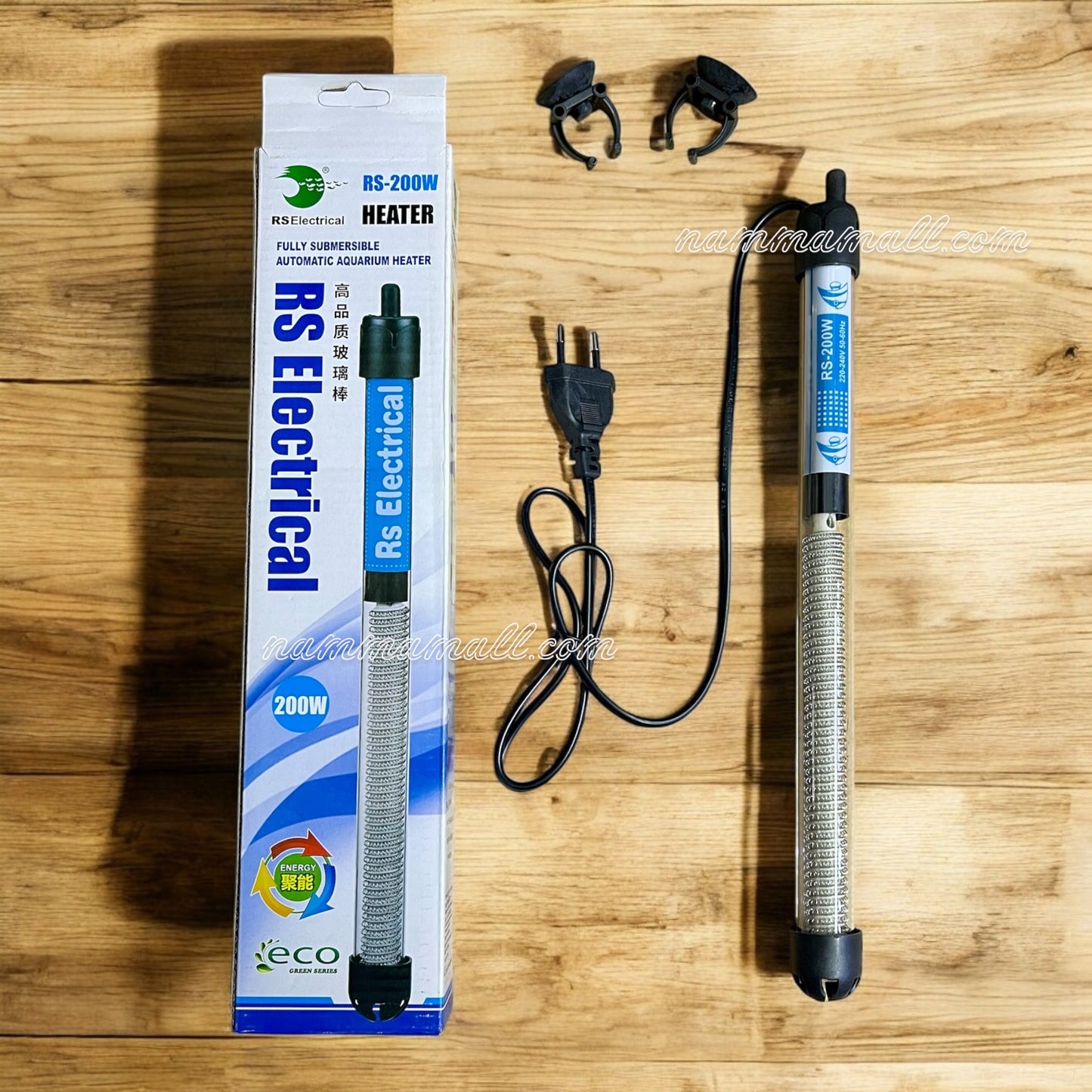 200W RS Electrical Aquarium Heater - Fully Submersible Automatic Aquarium Heater