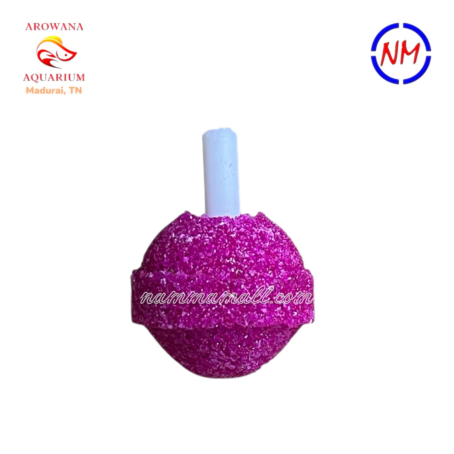 AS07 - 1" Aquarium Ball Air Stone - Stone Bubbler - Air Diffuser for Aquarium Air Pump - 1 pcs