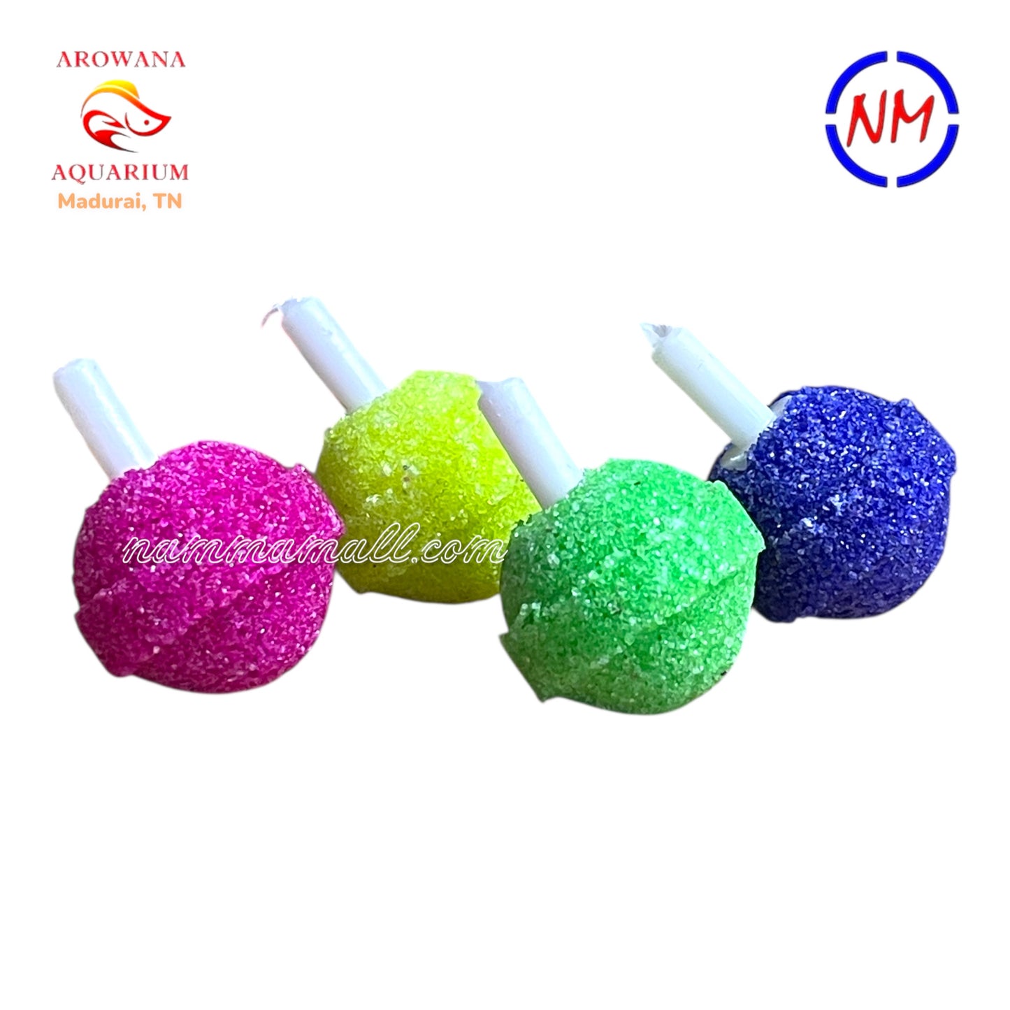 AS07 - 1" Aquarium Ball Air Stone - Stone Bubbler - Air Diffuser for Aquarium Air Pump - 1 pcs