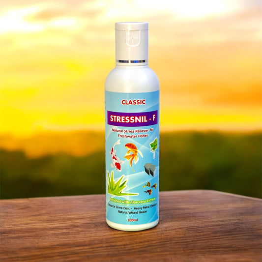 Classic StressNil-F - Natural Stress Reliever for Freshwater Fishes (Stress Heal)