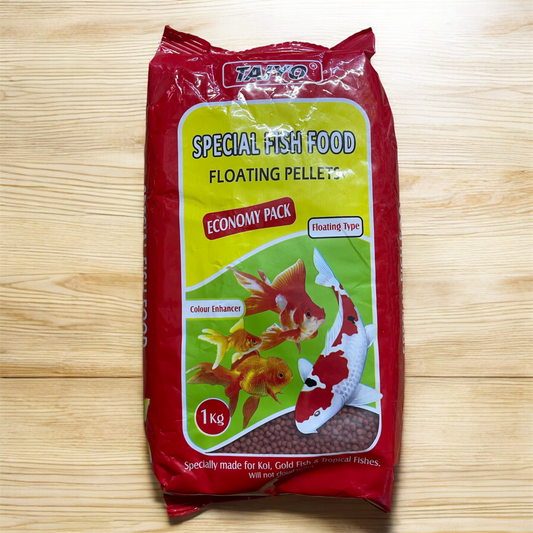Taiyo Economy Pack Fish Food for all Tropical Fishes 1kg (2.5 mm - Medium Pellet)