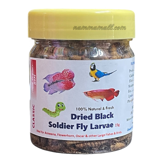 Classic Dried Black Soldier Fly Larvae (BSFL) 15g