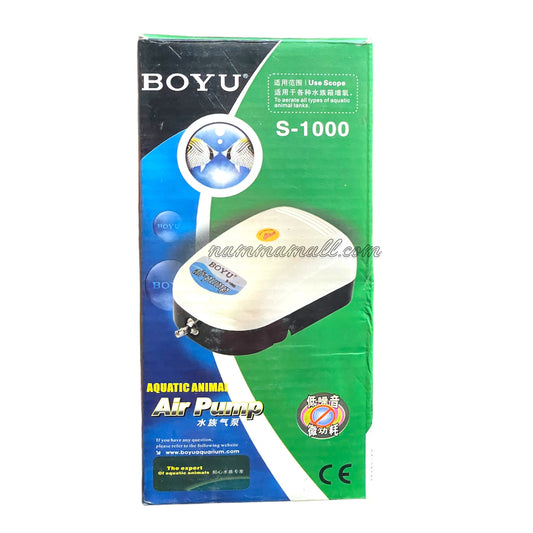 S 1000 - Boyu Single Way aquarium Air Pump - 3W - 4.2L/min