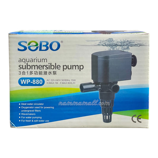 WP 880 Sobo Aquarium Submersible Water Pump - Top Filter Power Head - 15W