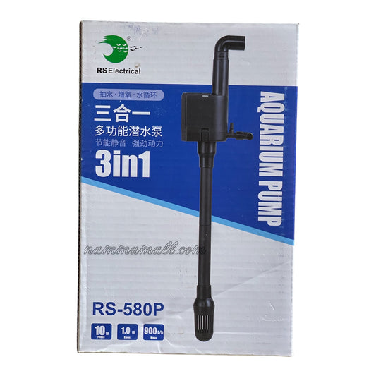 RS 580P Aquarium Submersible Water Pump - Molded Aquarium Tank Power Head (RS 480A, RS 580A, RS 600B)- 10W