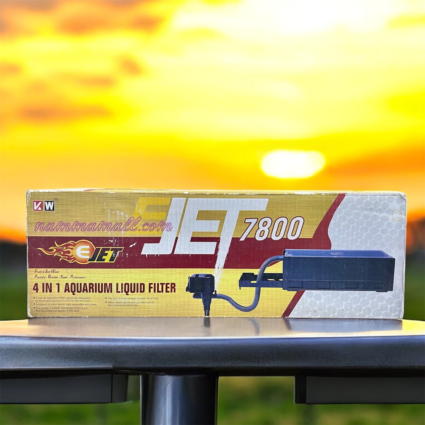 EJet 7800 KW Aquarium Top Filter - 7.2W