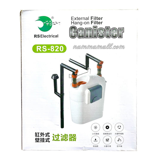 RS 820 RS Electrical External Filter Aquarium Hang On Filter - Canister Filter - 6W