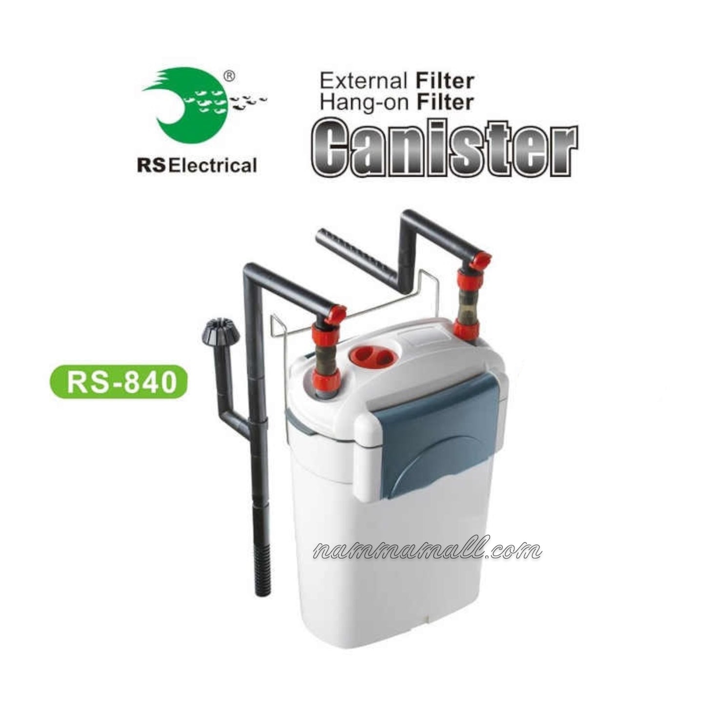 RS 840 RS Electrical External Filter Aquarium Hang On Filter - Canister Filter - 8W