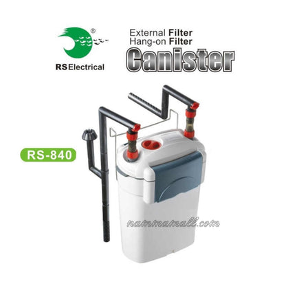 RS 840 RS Electrical External Filter Aquarium Hang On Filter - Canister Filter - 8W