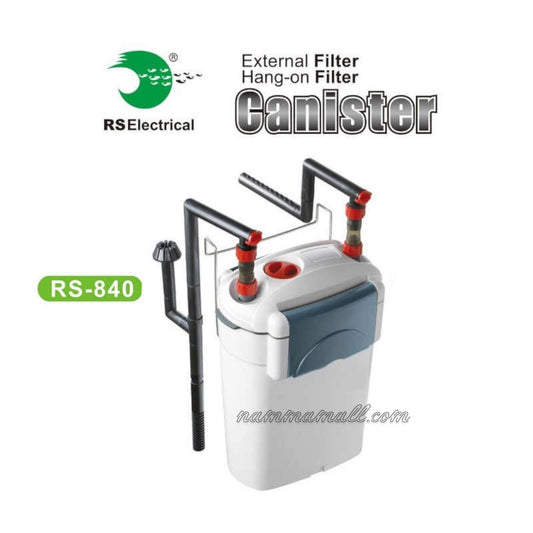 RS 840 RS Electrical External Filter Aquarium Hang On Filter - Canister Filter - 8W