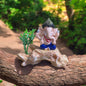 Vinayagar / Ganapathy Statue with Tree - Aquarium Ornamental Toy