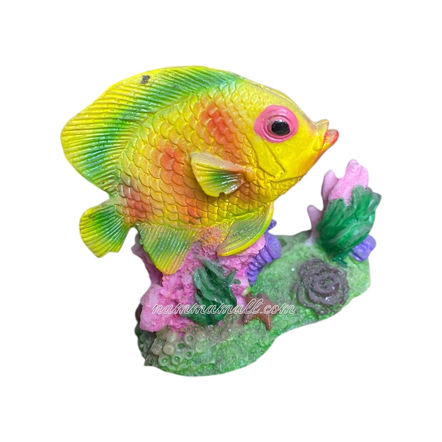 Discus Fish Toy - Yellow - Aquarium Ornamental Toy