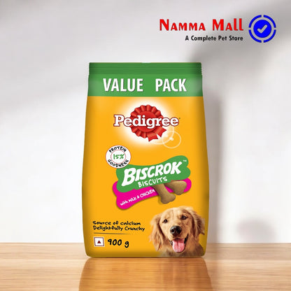 Pedigree Biscrok - Dog Biscuits - Milk & Chicken Flavor