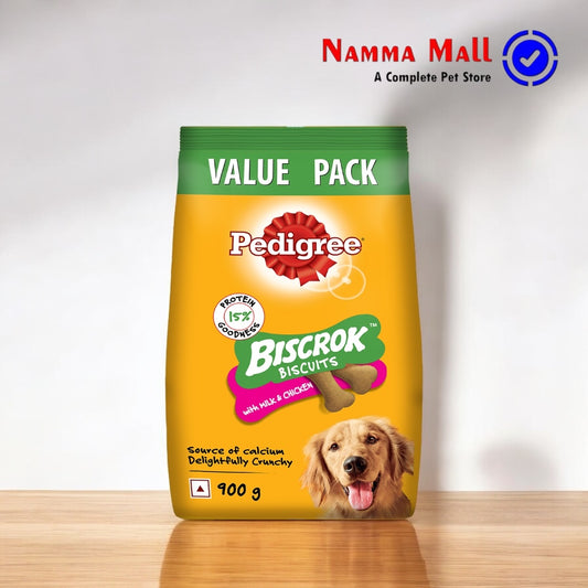 Pedigree Biscrok - Dog Biscuits - Milk & Chicken Flavor