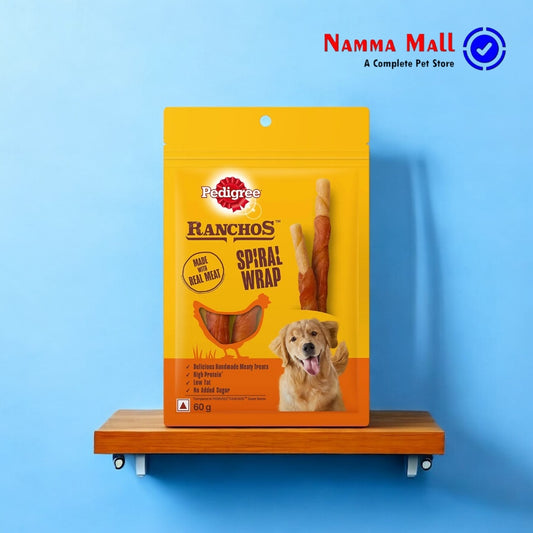 Pedigree Ranchos - Spiral Wraps - 60g - Treats for Puppies & Dogs