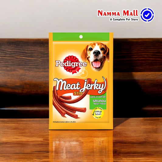 Pedigree - Meat Jerky Stick - Adult Dog Treat - Bacon - 60g