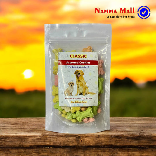 Classic Assorted Cookies - Dog Treats - Biscuits - 125g - For Puppy & Adult