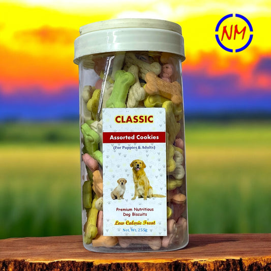 Classic Assorted Cookies - Dog Treats - Biscuits - 255g - For Puppy & Adult