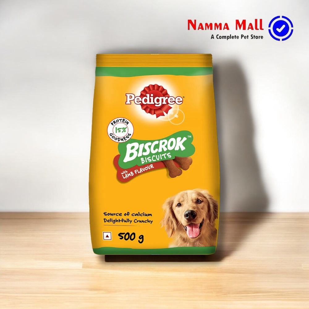 Pedigree Biscrok - Dog Biscuits - Lamb Flavor