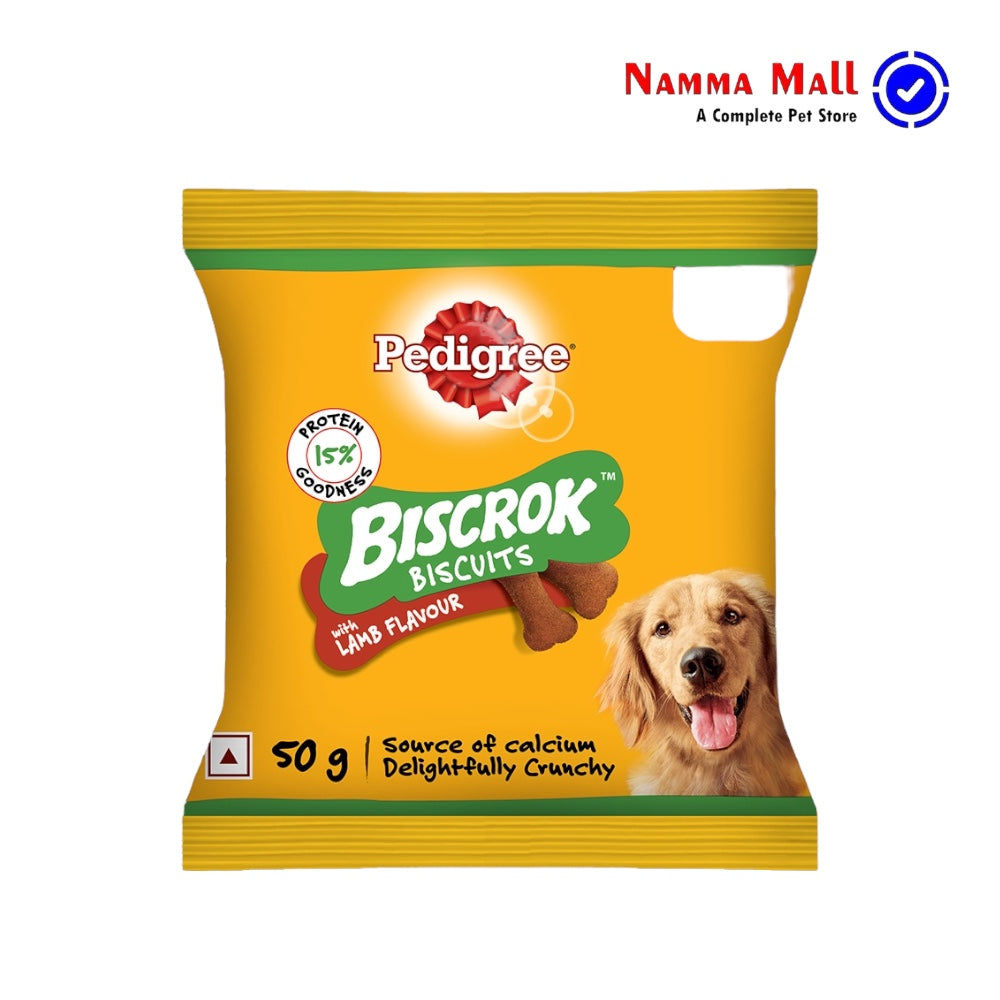 Pedigree Biscrok - Dog Biscuits - Lamb Flavor