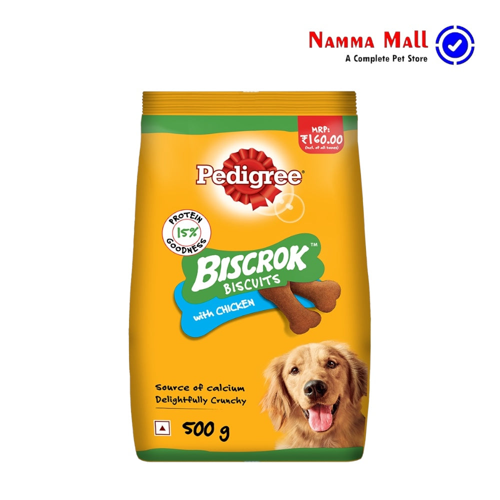Pedigree Biscrok - Dog Biscuits - Chicken Flavor
