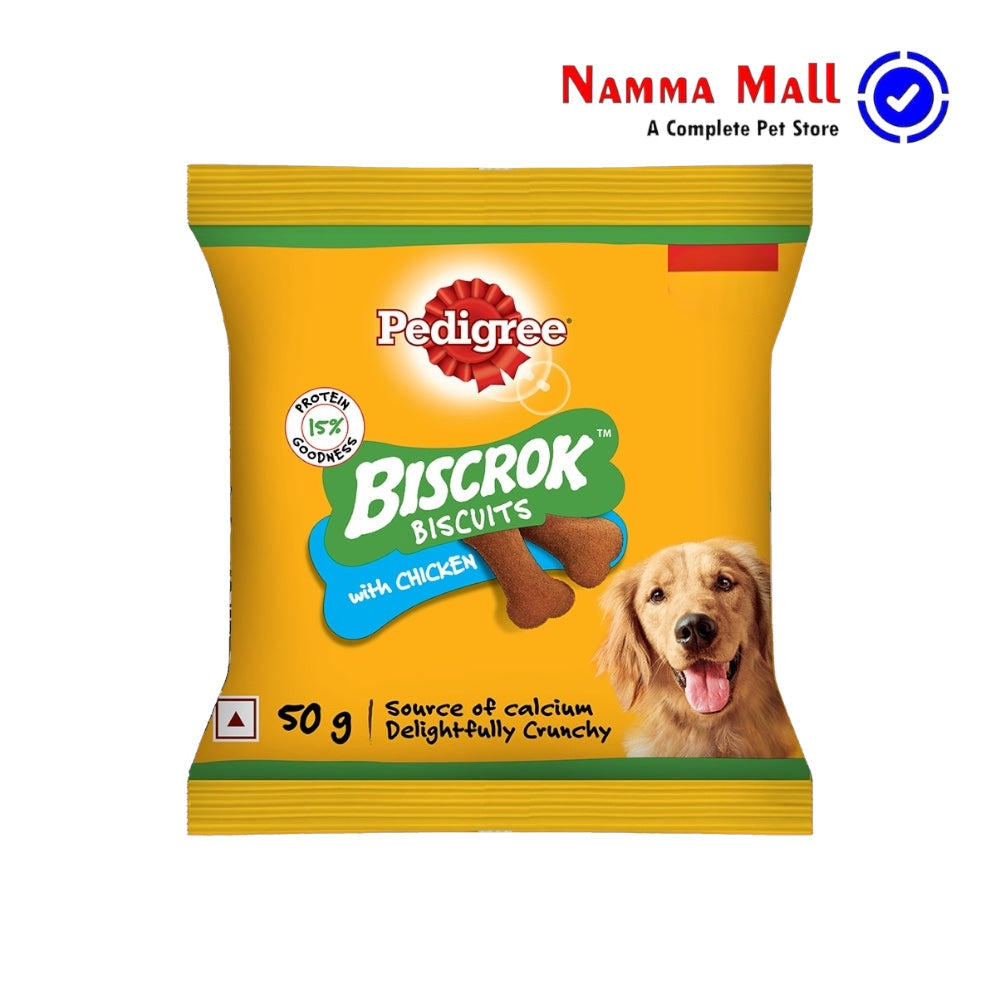 Pedigree Biscrok - Dog Biscuits - Chicken Flavor