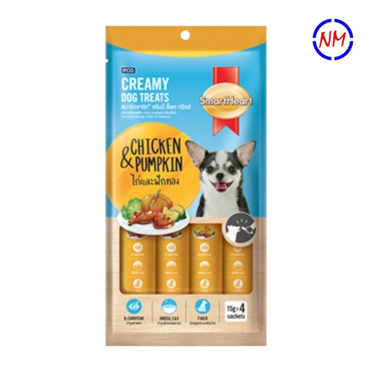Smart Heart - Creamy Treats for Dogs - Chicken & Pumpkin 60g