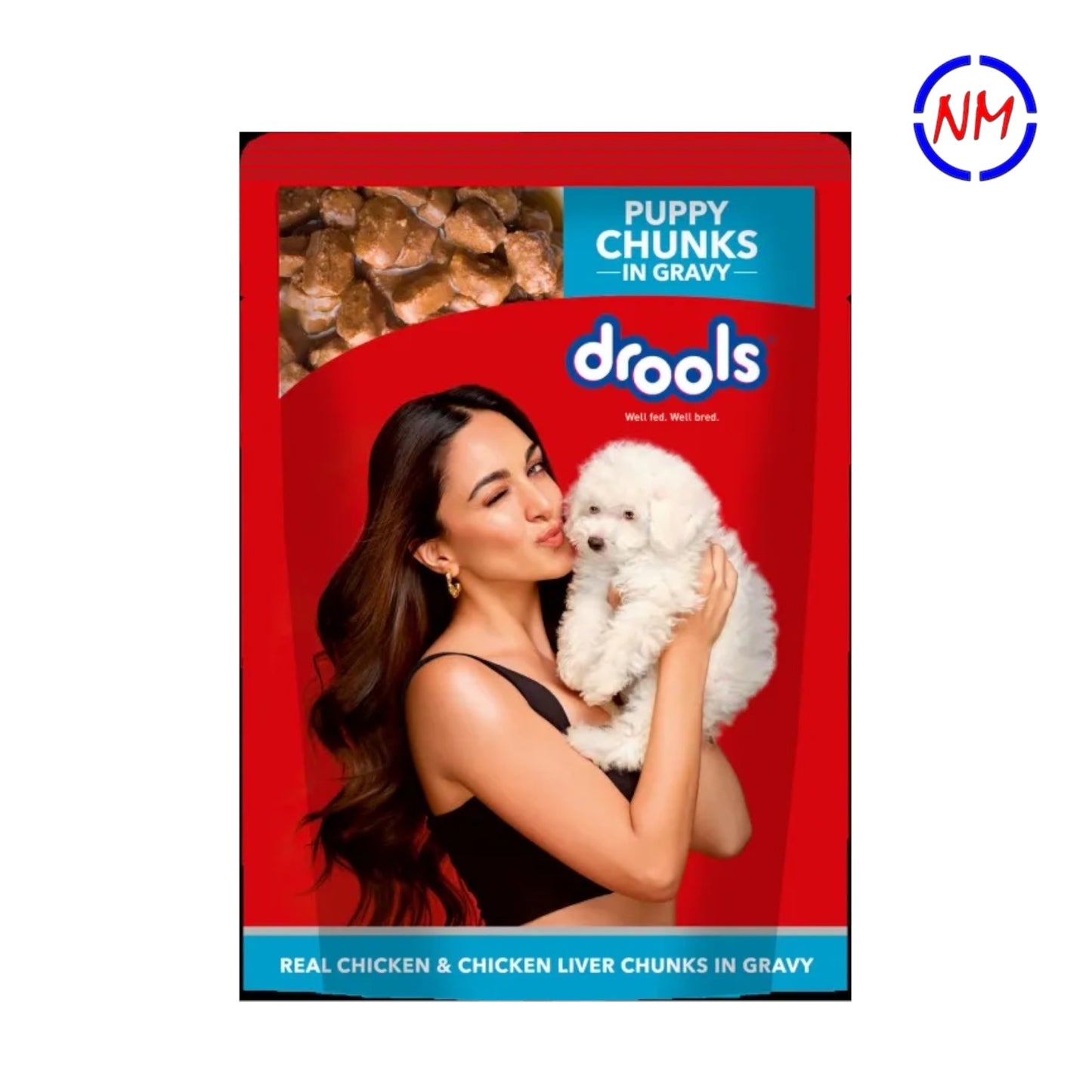 Drools - Wet Dog Food - Puppy - Chicken & Chicken Liver Chunks in Gravy 150g