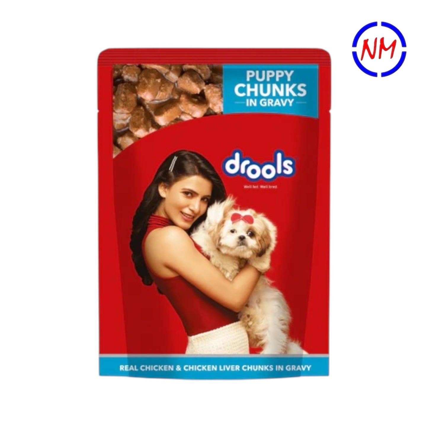 Drools - Wet Dog Food - Puppy - Chicken & Chicken Liver Chunks in Gravy 150g