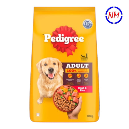 Pedigree Dry Dog Food - Adult - Meat & Rice
