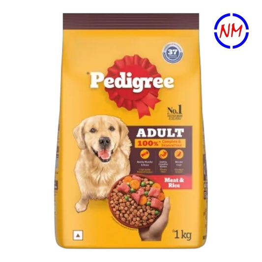 Pedigree Dry Dog Food - Adult - Meat & Rice
