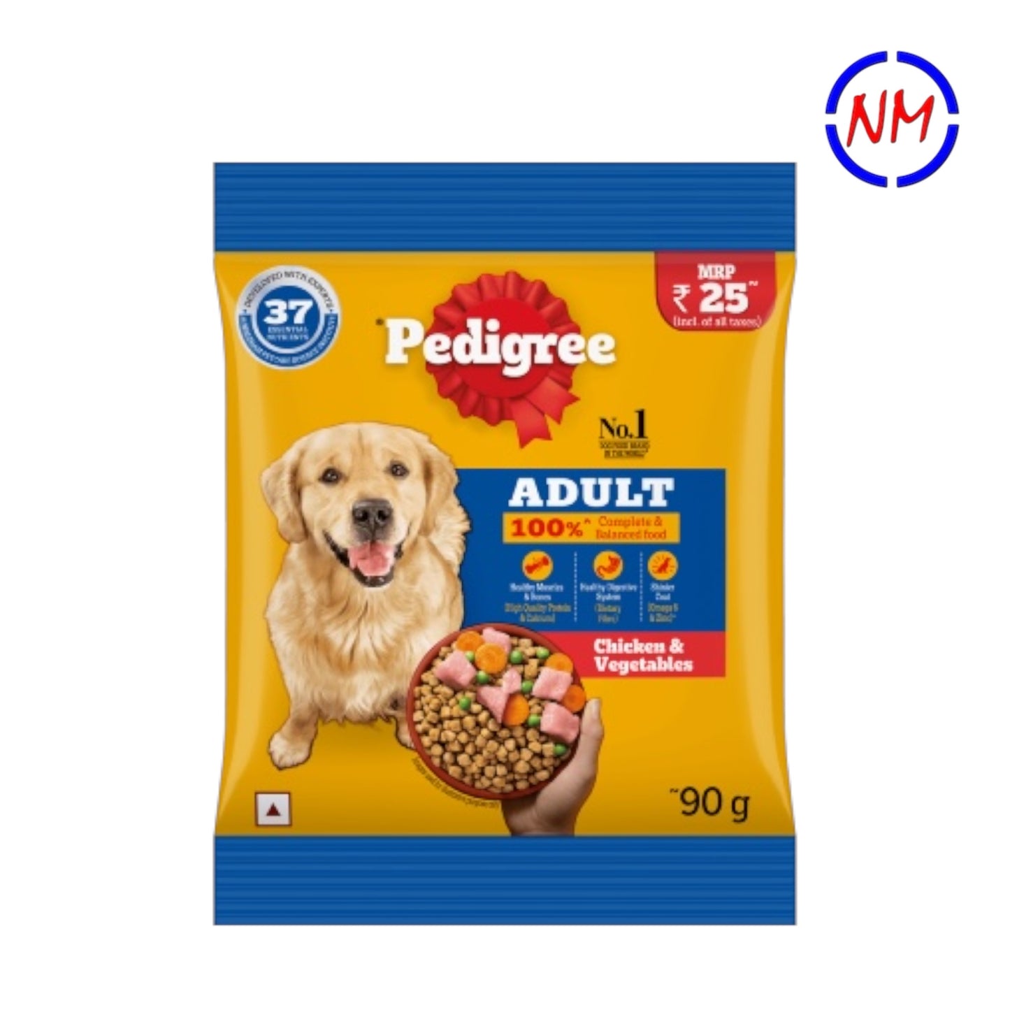 Pedigree Dry Dog Food - Adult - Chicken & Vegetables