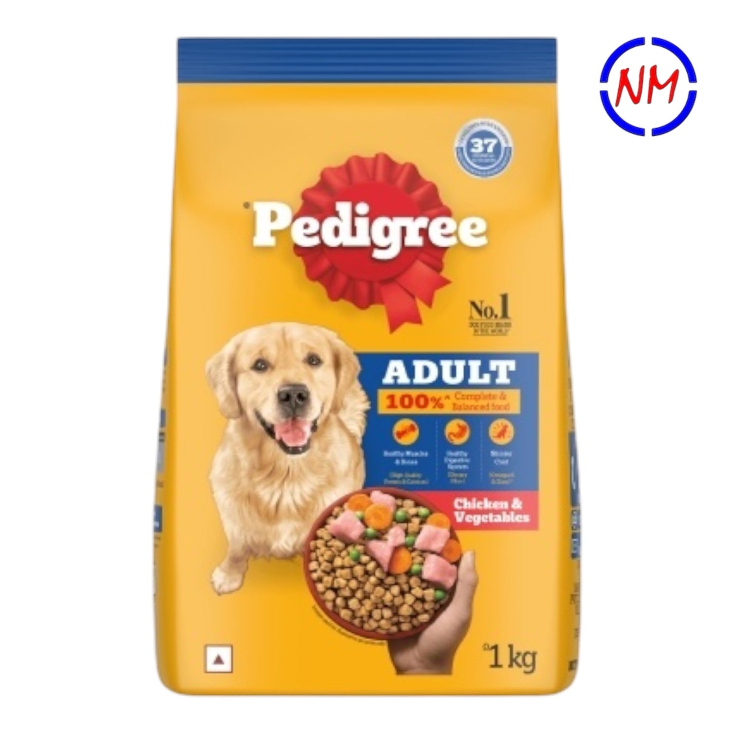 Pedigree Dry Dog Food - Adult - Chicken & Vegetables