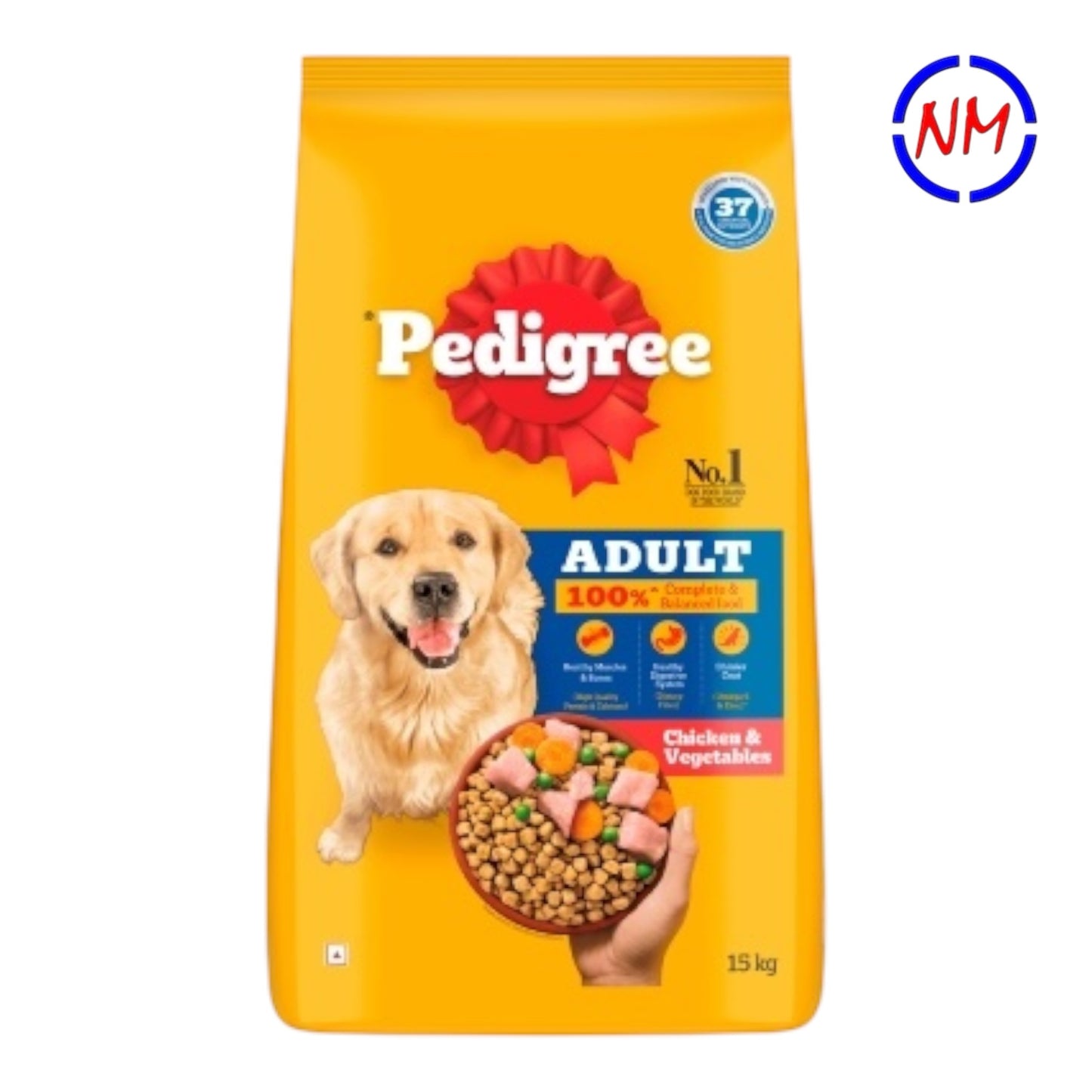 Pedigree Dry Dog Food - Adult - Chicken & Vegetables