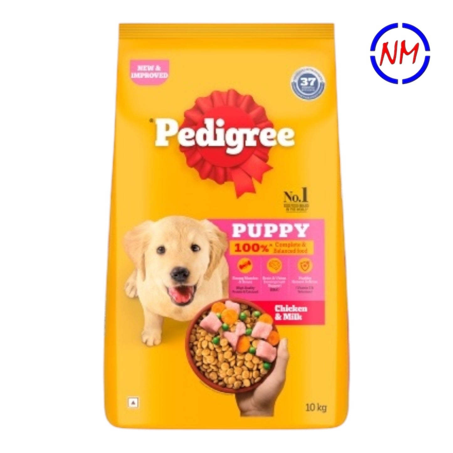 Pedigree Dry Dog Food - Puppy - Chicken & Milk