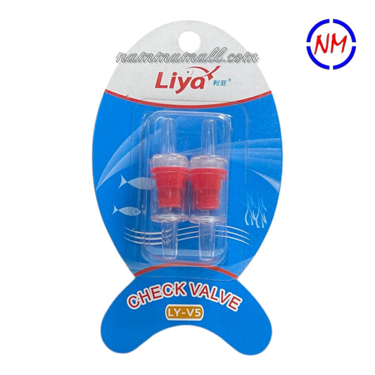 LY V5 - Liya Check Valve - Non Return Valve - Air Pump Safety Valve (2 in 1 Pack)