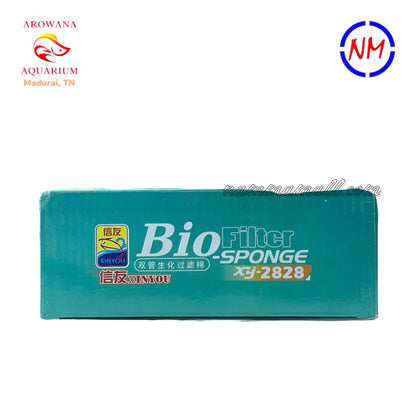 XY 2828 - Xinyou Aquarium Multi-Use Bio Sponge Filter - Advanced hollow quartz balls Filtration
