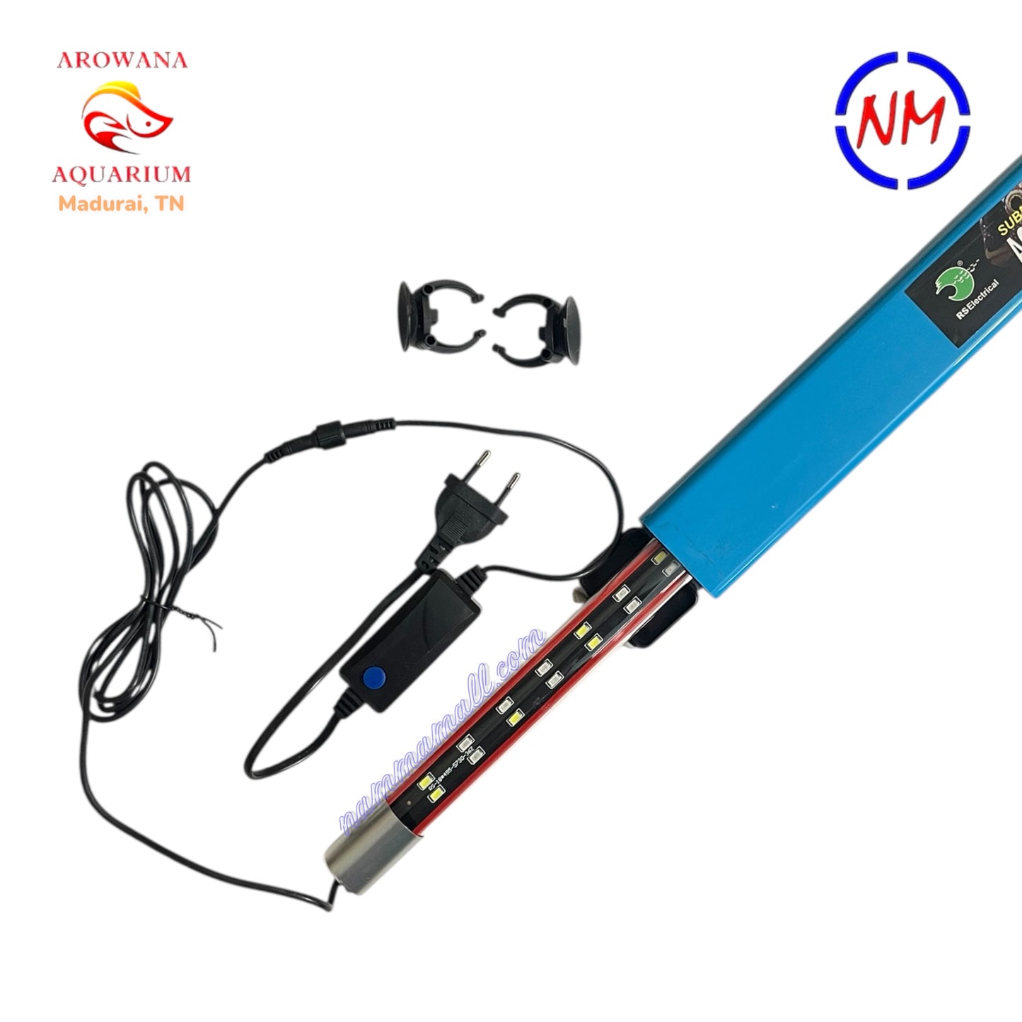 RS C80 - RS Electrical Double Row Aquarium Submersible Light - 720mm - 10W - Multi Color & Multi mode Underwater LED Lamp