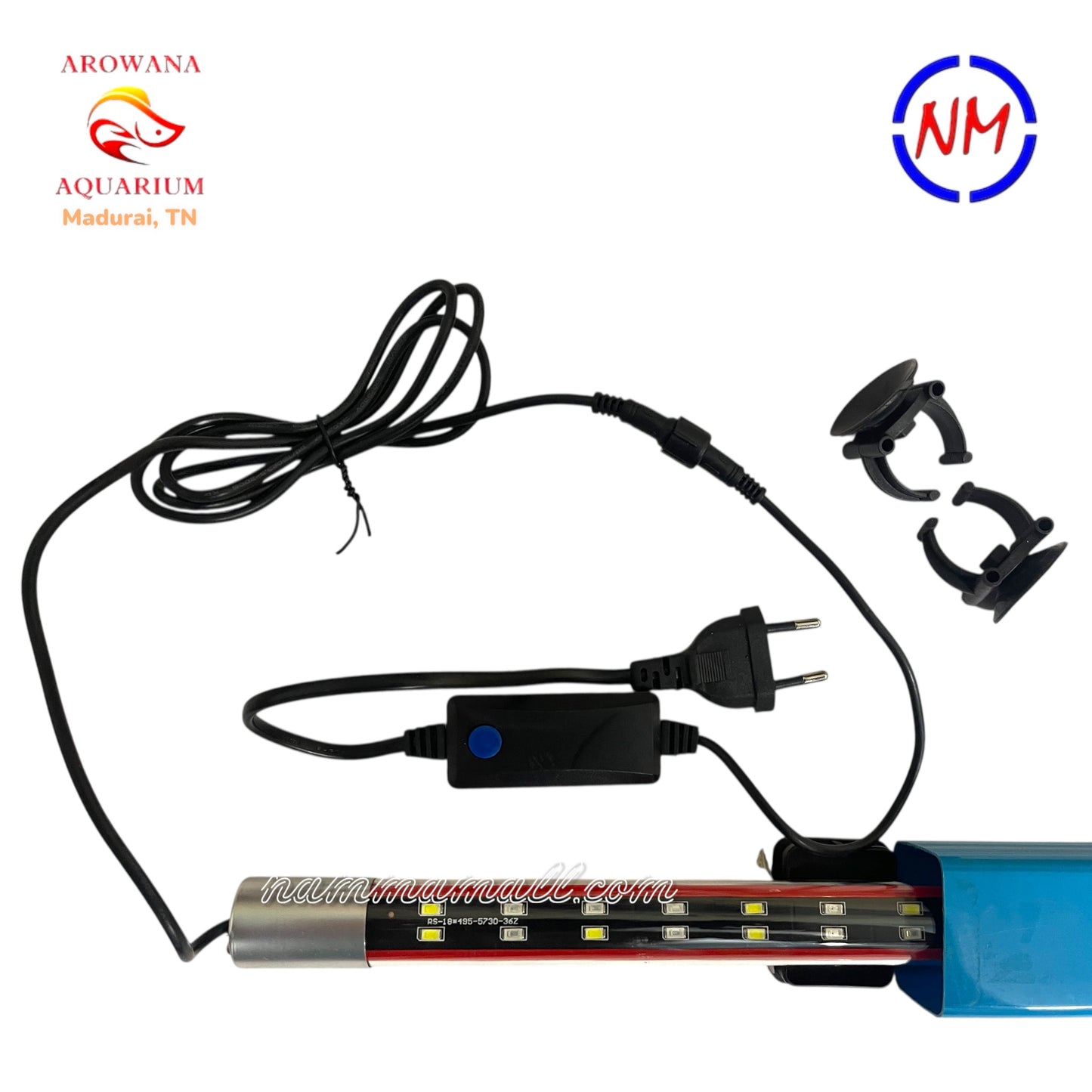 RS C80 - RS Electrical Double Row Aquarium Submersible Light - 720mm - 10W - Multi Color & Multi mode Underwater LED Lamp