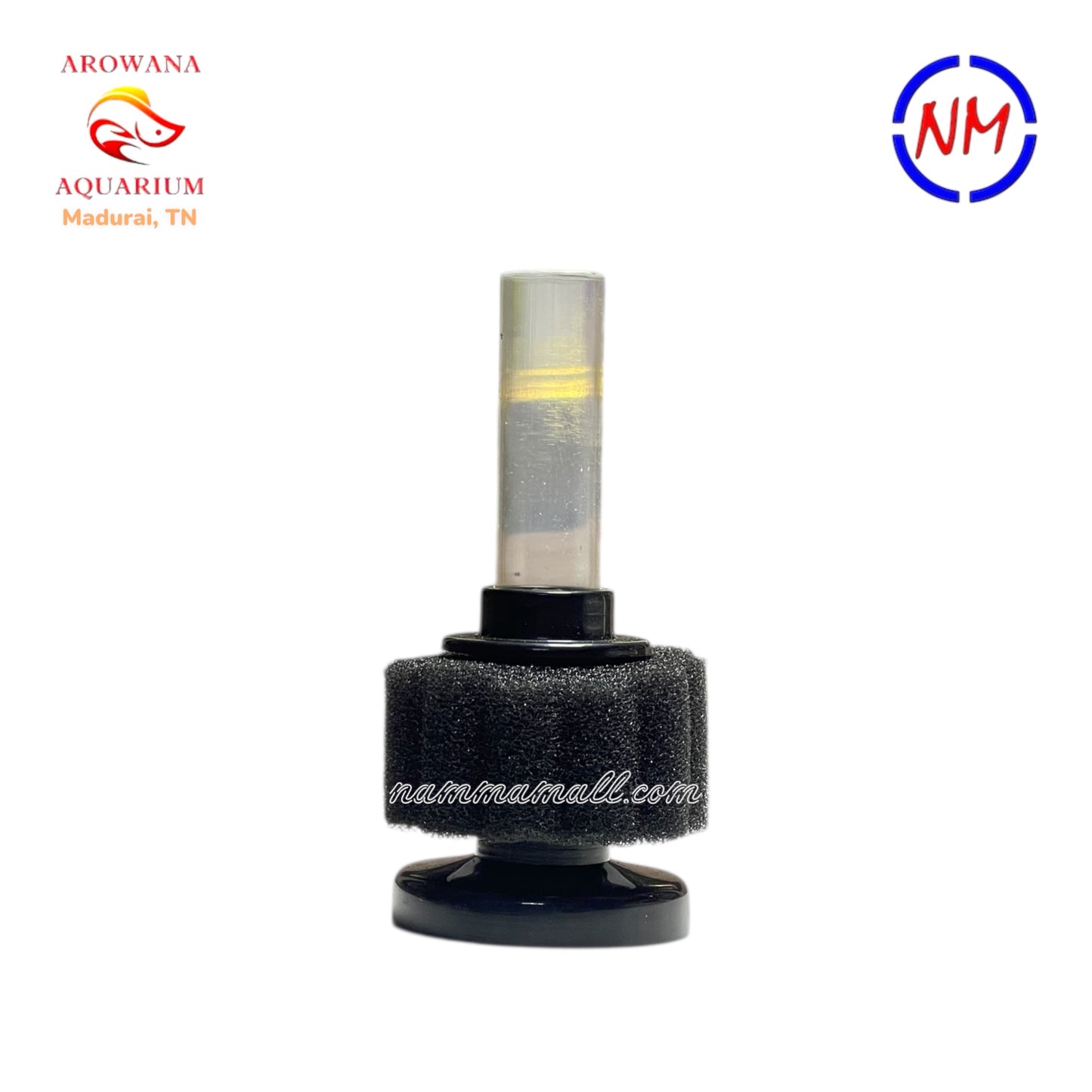 LY 2833 - Liny Tiny Aquarium Bio Sponge Filter - Suitable for Bowls and Mini Nano Tanks - 4cm × 2cm Sponge - Bowl Filter