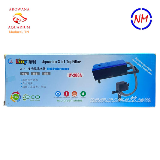 LY 288A Liny Aquarium Top Filter - 15W